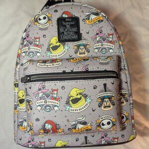 Disney Nightmare Before Christmas Tattoo Loungefly Mini Backpack